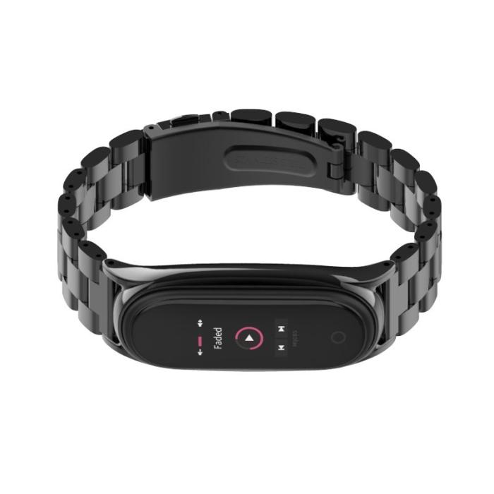 Tech-Protect - Tech-Protect Stainless Xiaomi Mi Smart Band 5 - Svart