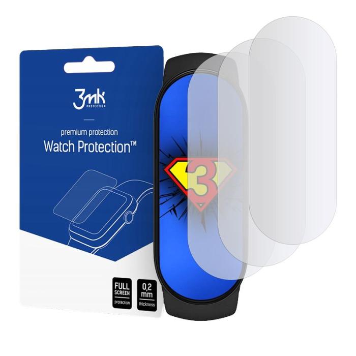 3MK - 3MK Xiaomi Mi Smart Band 5 Plastfilm Skärmskydd ARC+ Transparent