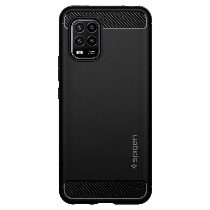 UTGATT5 - Spigen Rugged Armor Xiaomi Mi 10 Lite - Matte Black