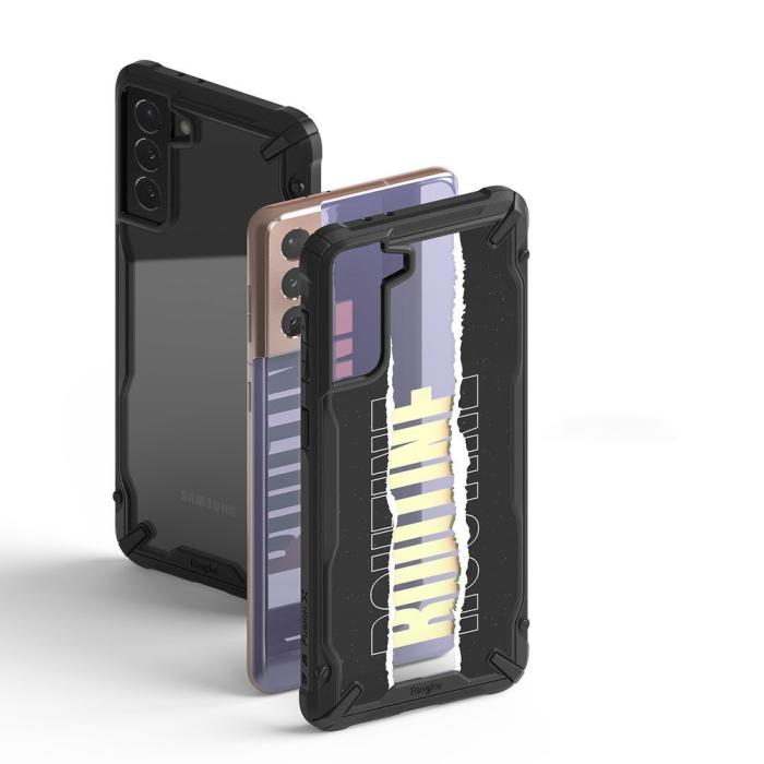 OEM - Ringke Fusion X Skal Samsung Galaxy S21 Plus 5G - Svart Routine