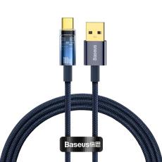 BASEUS - Baseus Explorer USB-C till USB-A kabel 100W 1m - Blå