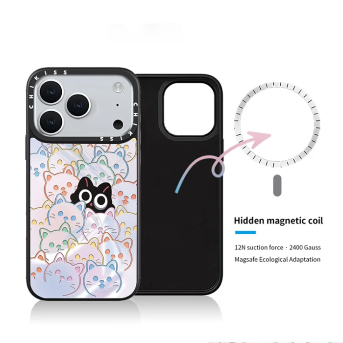 A-One Brand - iPhone 17 Pro Mobilskal MagSafe Aluminium Silikon