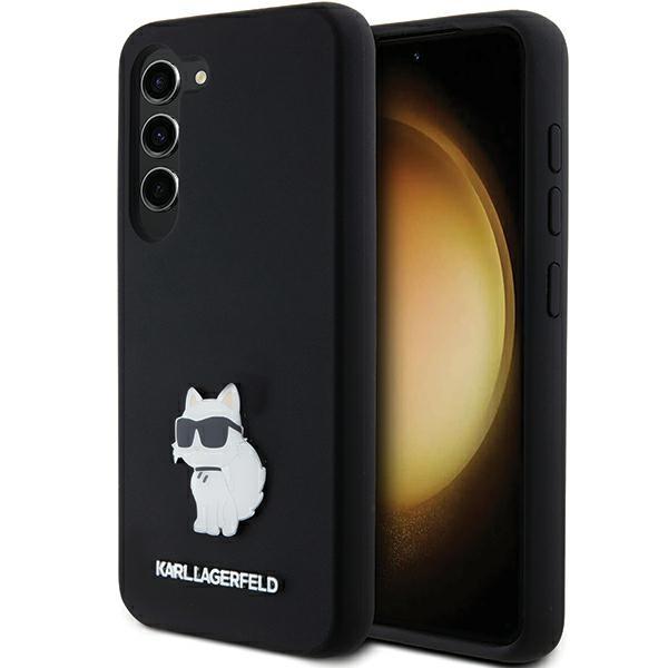 Karl Lagerfeld Mobilskal till Galaxy S24 MagSafe Silikon Choupette Pin