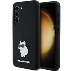 KARL LAGERFELD - Karl Lagerfeld Mobilskal till Galaxy S24 MagSafe Silikon Choupette Pin