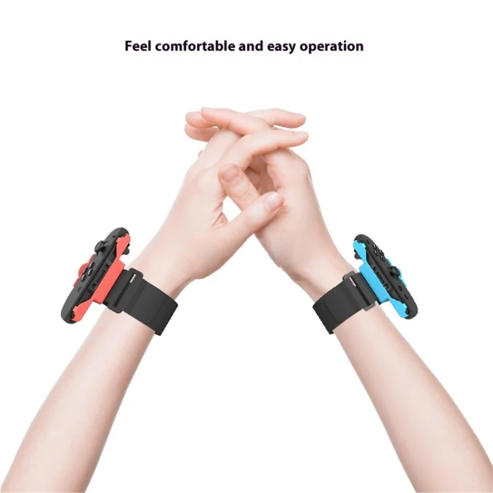 PGTECH - PGTECH 2st Nintendo Switch 2 Joy-Con Sportarmband - Blå/röd