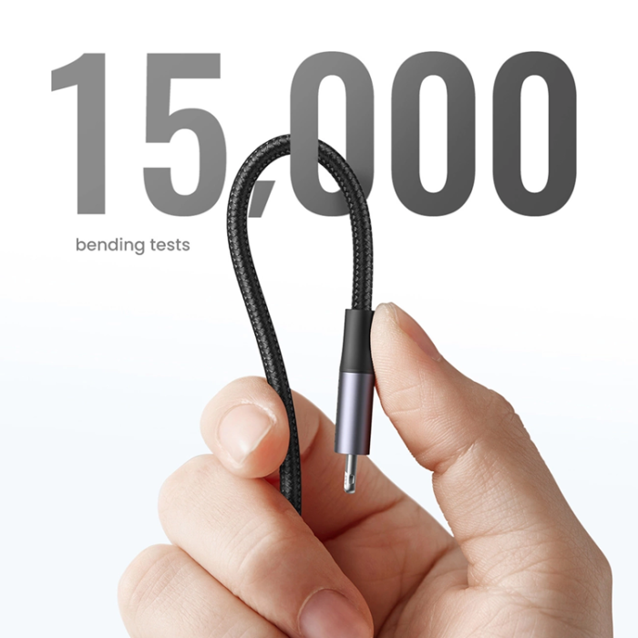Ugreen - Ugreen Lightning Till USB-C 2.0 1m MFi Kabel - Grå