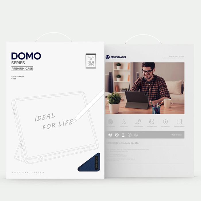 Dux Ducis - Dux Ducis Xiaomi Pad 6/6 Pro Fodral Domo - Blå