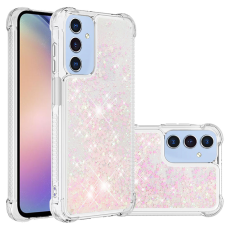 A-One Brand - Galaxy A17/A26 Mobilskal Glitter Quicksand TPU - Rosa