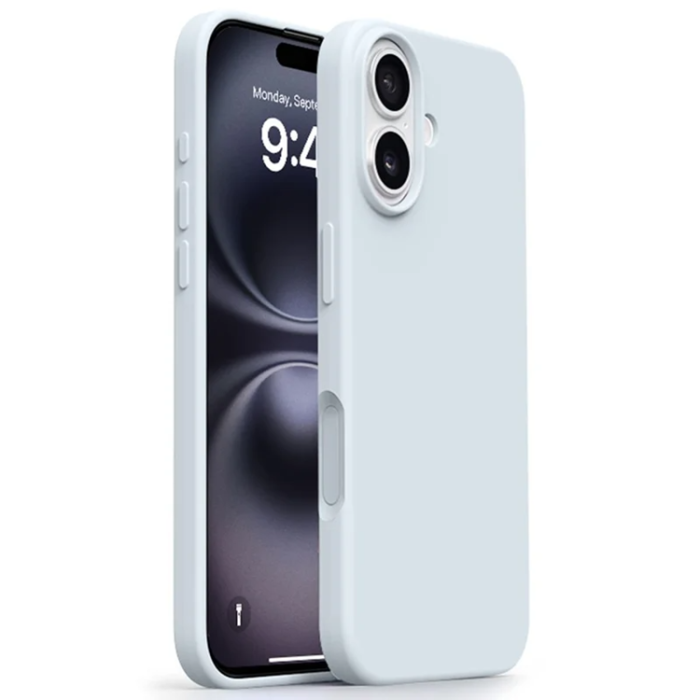 A-One Brand - iPhone 17 Mobilskal MagSafe Ultra Thin Silicone - Glacier Blå