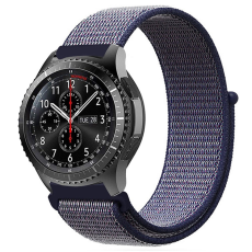 KALEBOL - Kalebol Galaxy Watch 6/6 Classic Armband Nylon Loop - Midnight Blå