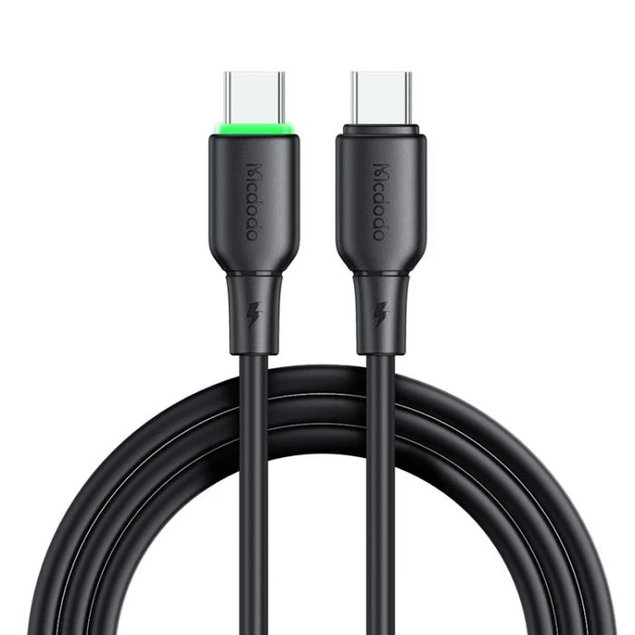 MCDODO - MCDODO USB-C - USB-C 65W Kabel 1.2M CA-477 Alpha - Svart