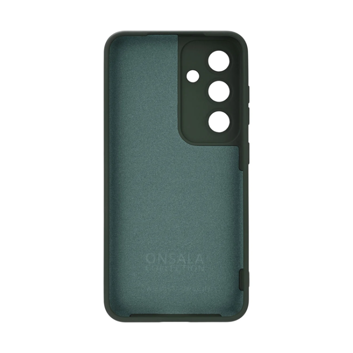 Onsala - Onsala Galaxy S25 Mobilskal Silikonkänsla Återvunnen - Olivgrön