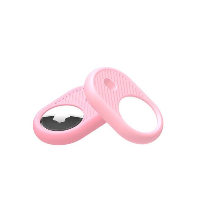 OEM - Airtag Skal Anti-lost Silicone Vault - Gul