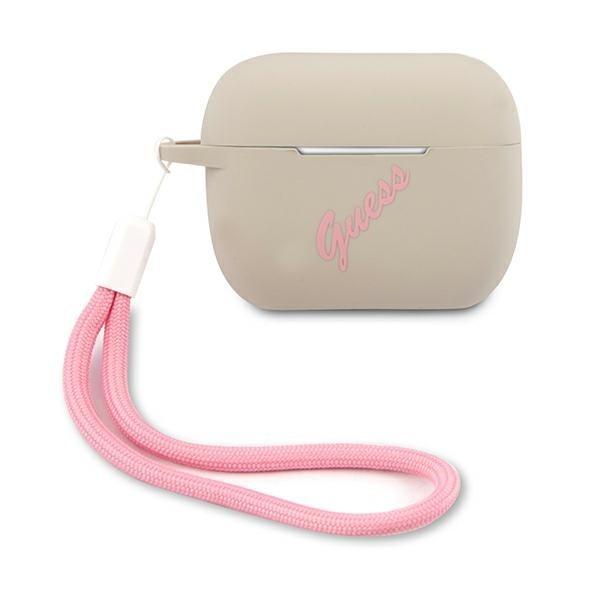 Guess Skal AirPods Pro Silicone Vintage - Rosa/Grå | 2353 | AlltMobil