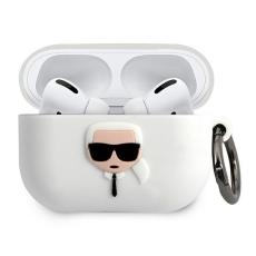 KARL LAGERFELD - Karl Lagerfeld Skal Airpods Pro Silicone Ikonik - Vit