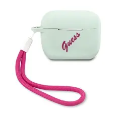 Guess - Guess Skal AirPods Pro Silicone Vintage - Bl&aring;/Fuschia