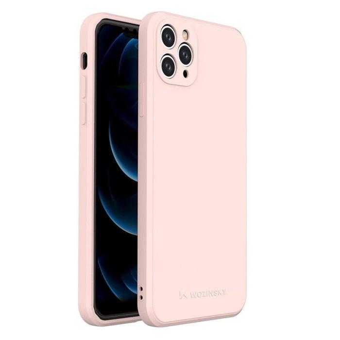 UTGATT1 - Wozinsky Color Silicone Flexible Skal iPhone 11 Pro Max - Rosa