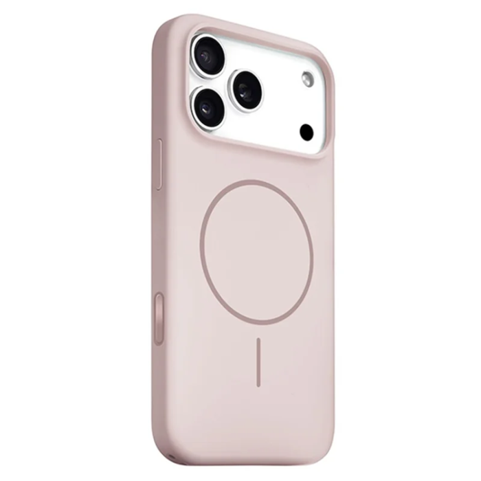 A-One Brand - iPhone 17 Pro Mobilskal Magsafe Liquid Silikon - Rosa