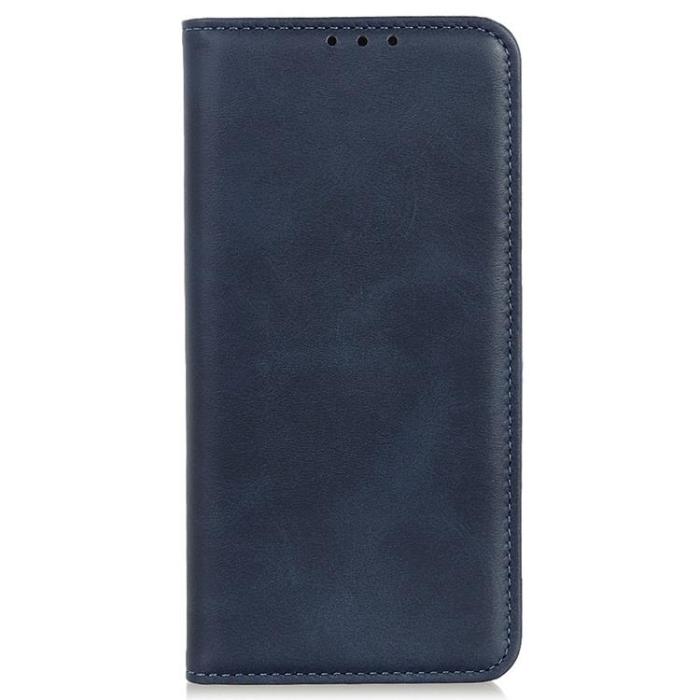 A-One Brand - Asus Zenfone 9 Plånboksfodral Äkta Läder Flip - Blå