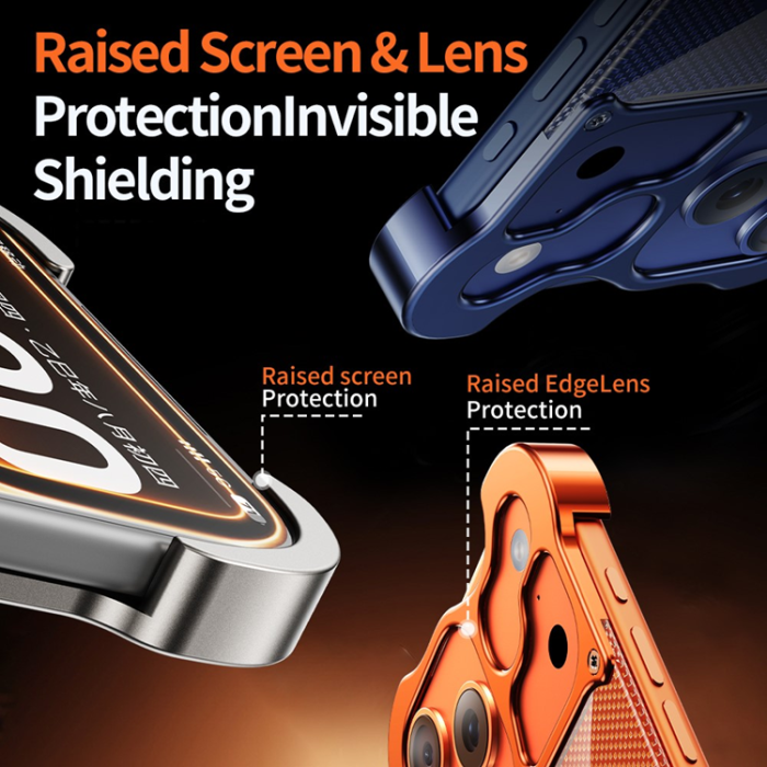 A-One Brand - iPhone 17 Pro Max Mobilskal Magsafe Frameless Kevlar Pattern