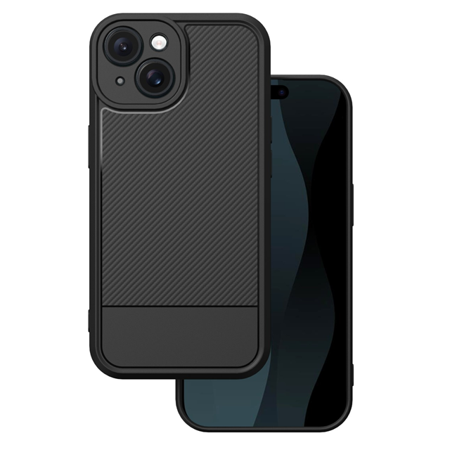 iPhone 14 Mobilskal Simple Carbon - Svart | 2353 | AlltMobil