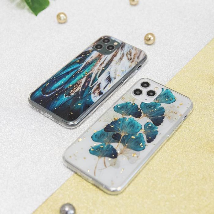 OEM - Guldblads Glam Fodral för iPhone 12/12 Pro - Skyddande Mobilskal