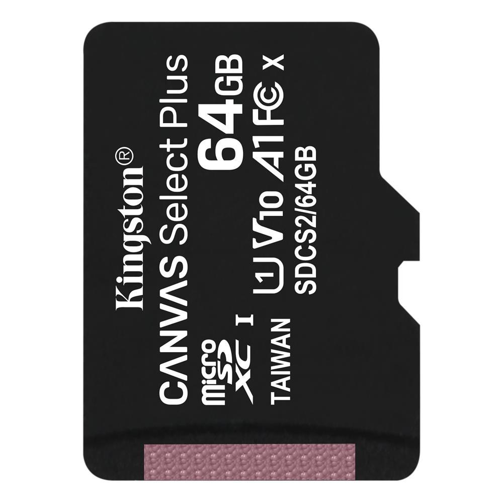 Kingston 64GB Canvas Select Plus microSDXC Minneskort | 288 | AlltMobil