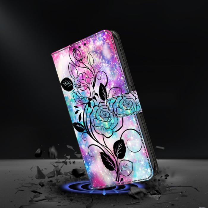 OEM - Samsung Galaxy S26 Plånboksfodral Mönstertryck Konstläder Flip Ställ - Pattern 2