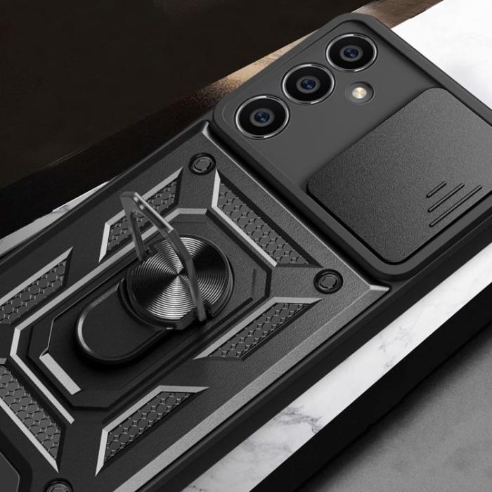 Tech-Protect - Tech-Protect Galaxy A05S Mobilskal Camshield Pro - Svart