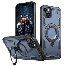 N/A - Mobilskal till iPhone 14/13 Plast Milit&auml;rskydd Kickstand - Bl&aring;