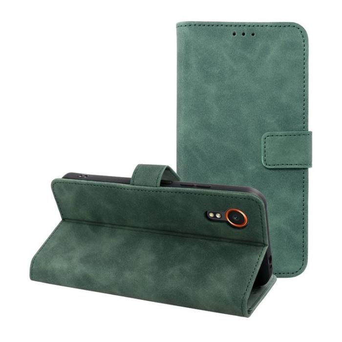 OEM - Galaxy XCover 7 Plånboksfodral Tender - Grön