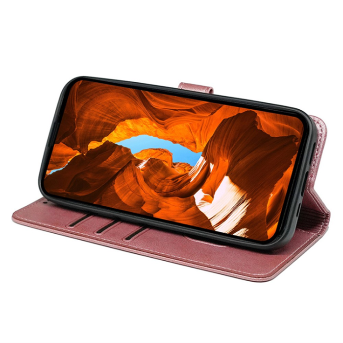 A-One Brand - OnePlus 15 5G Plånboksfodral Calf Texture Läder