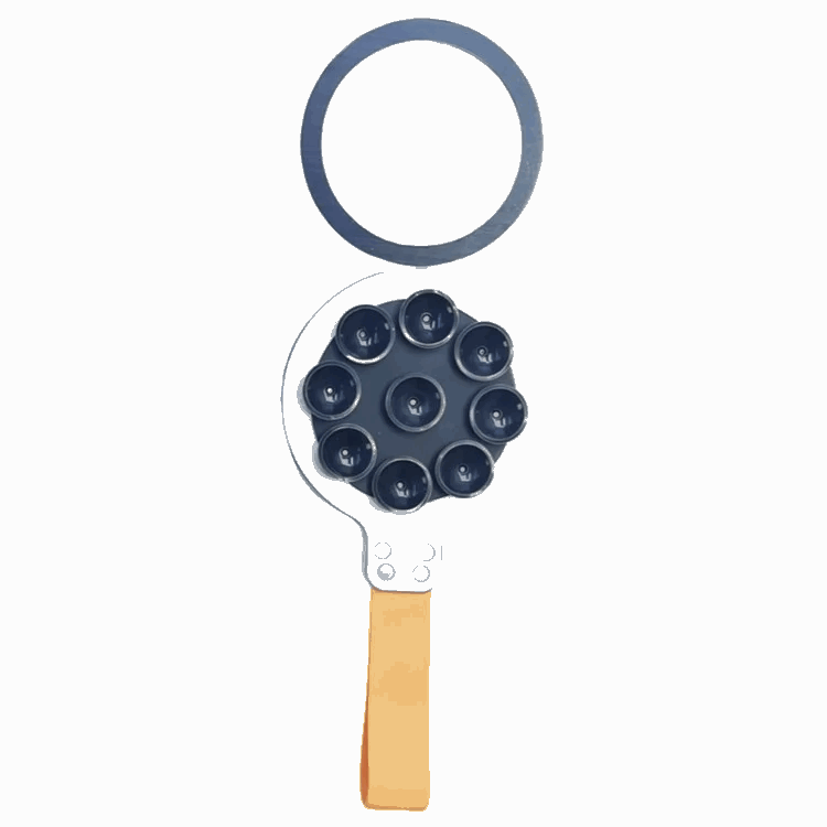 Magsafe Mobil Sugkopphållare med rem - Silver/Orange | 2353 | AlltMobil