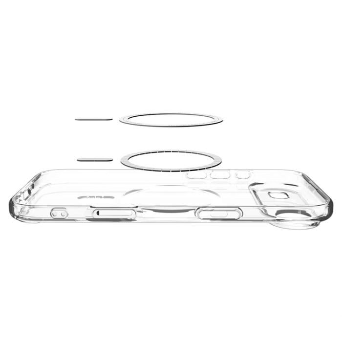 Spigen - Spigen iPhone 17 Air Mobilskal Magsafe Ultra Hybrid - Clear/Vit
