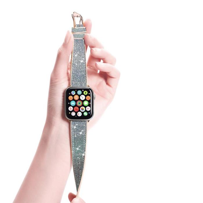 UTGATT1 - Dux Ducis Apple Watch 2/3/4/5/6/7/SE (41/40/38mm) Armband - Blå