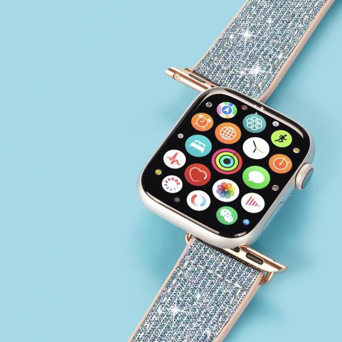 UTGATT1 - Dux Ducis Apple Watch 2/3/4/5/6/7/SE (41/40/38mm) Armband - Blå