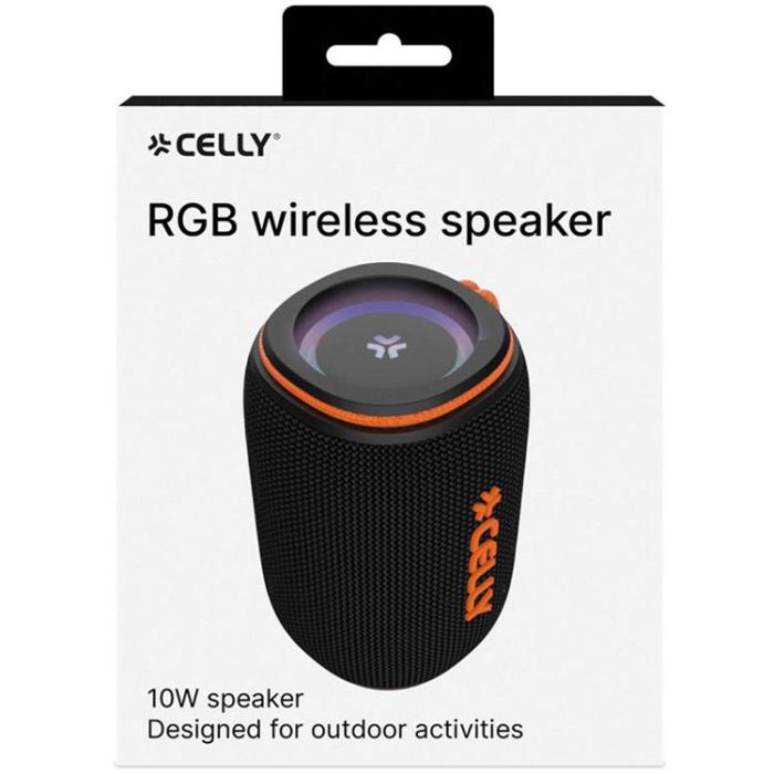 Celly - Celly Aura Bluetooth-högtalare 10W RGB - Orange