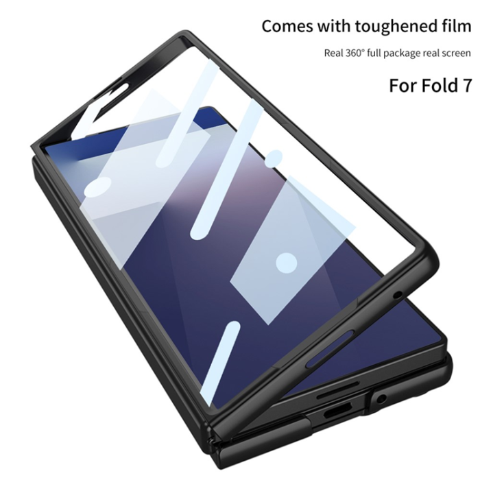 GKK - GKK Galaxy Z Fold 7 Mobilskal Med Härdat glas Anti-Scratch