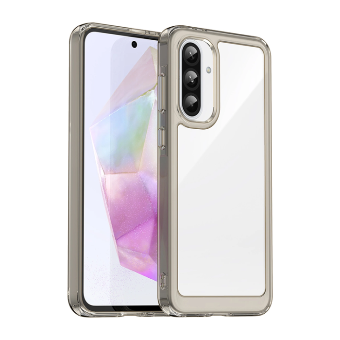 OEM - Galaxy A56 Mobilskal Outer Space - Transparent/Svart