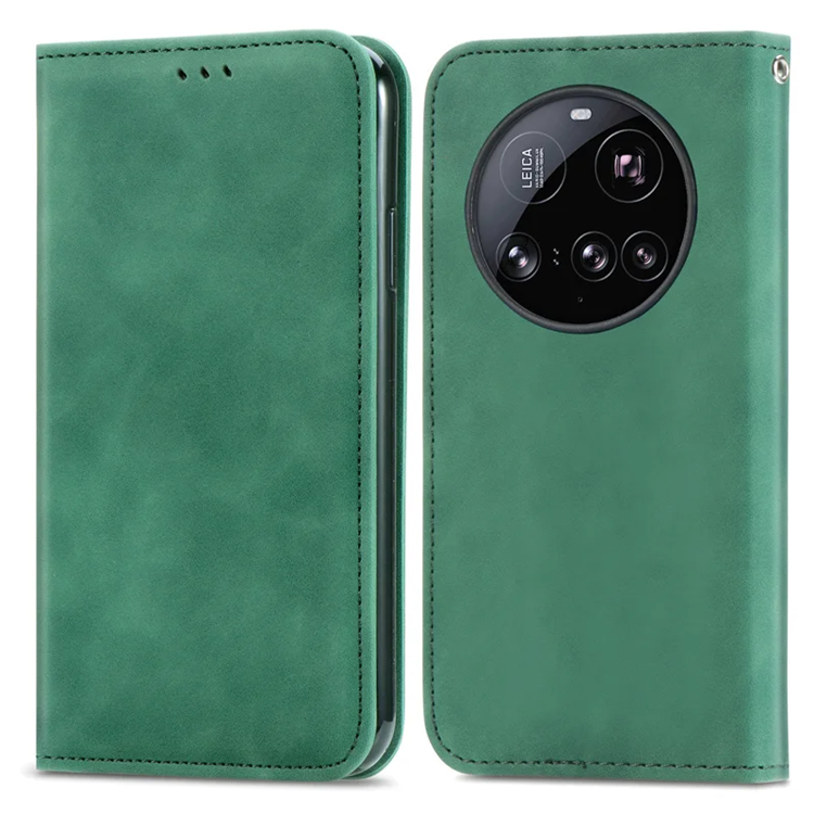 Xiaomi 15 Ultra Plånboksfodral Magnetic Absorption - Grön | 2353 | AlltMobil