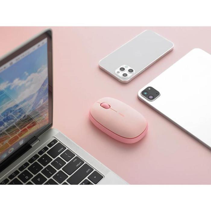 Rapoo - Rapoo Trådlös Mus M660 Silent Multi-Mode - Rosa