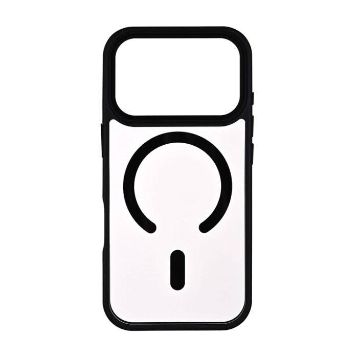 Onsala - ONSALA iPhone 17 Pro Mobilskal MagSafe Bumper - Svart-Clear