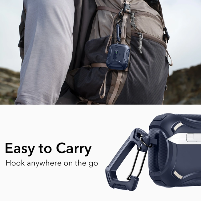 ESR - ESR Apple Airpods Pro 3 Skal Magsafe Cyber Flicklock