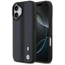 BMW - BMW iPhone 17 Mobilskal MagSafe M Perforated Stripe Logo - Marinblå