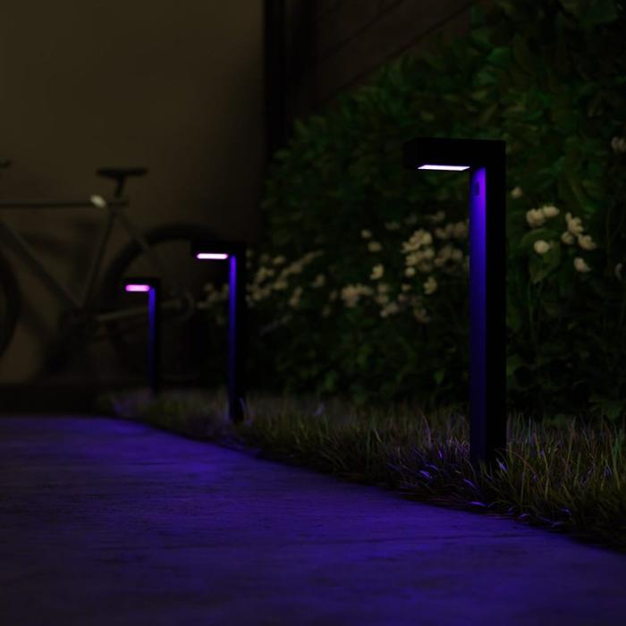 HOMBLI - HOMBLI Smart Gångbelysning 1-pack RGB CCT Svart