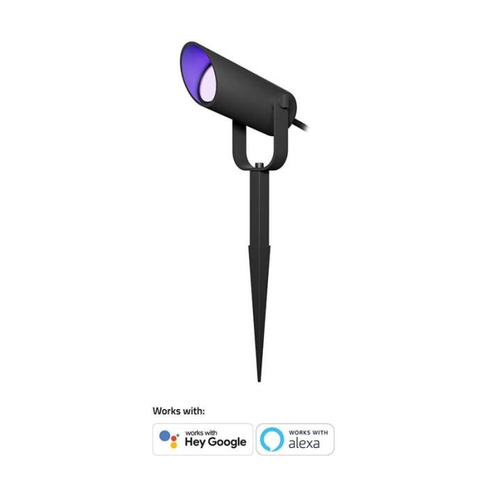 HOMBLI - HOMBLI Smart Utomhus Spotlight 1-pack RGB CCT Svart