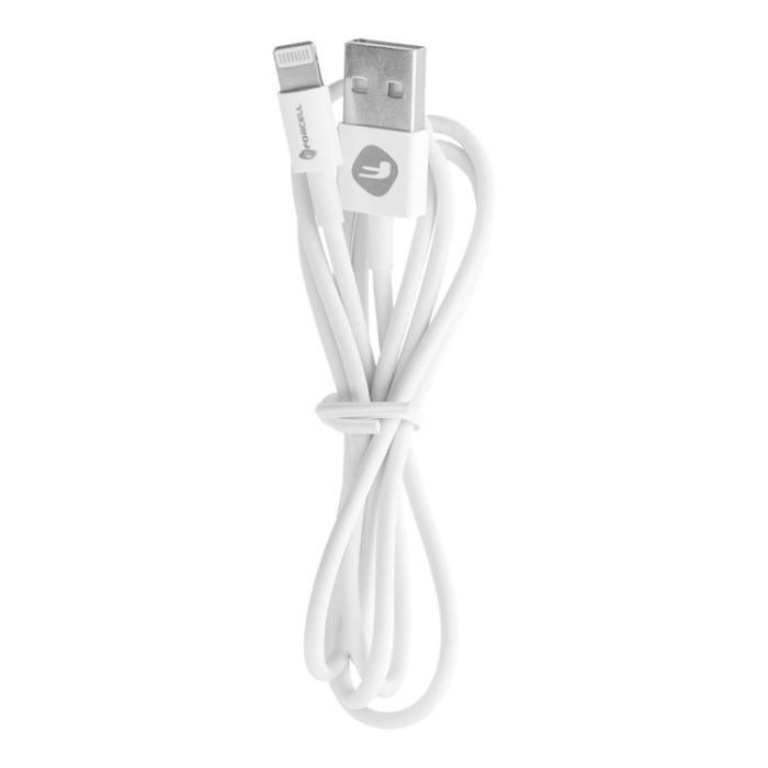 Forcell - Forcell USB A to Lightning Kabel 8-Pin 1A C316 TUBE - Vit