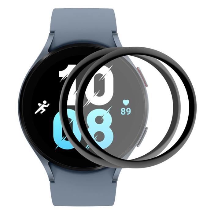 HAT PRINCE - [2-PACK] ENKAY Galaxy Watch 5 (44mm) Härdat Glas Skärmskydd 3D Curved