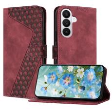 OEM - Pl&aring;nboksfodral f&ouml;r Samsung Galaxy S26 Konstl&auml;der Stativ - Brun
