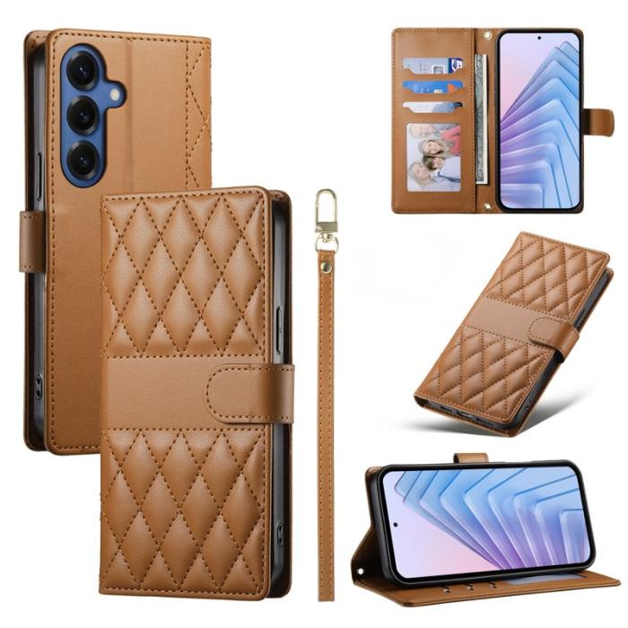 OEM - Plånboksfodral för Samsung Galaxy S26 Konstläder Stativ - Brun